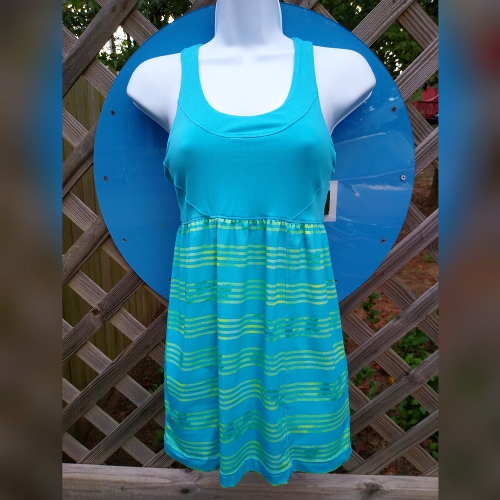 TEK GEAR  striped racer back yoga top